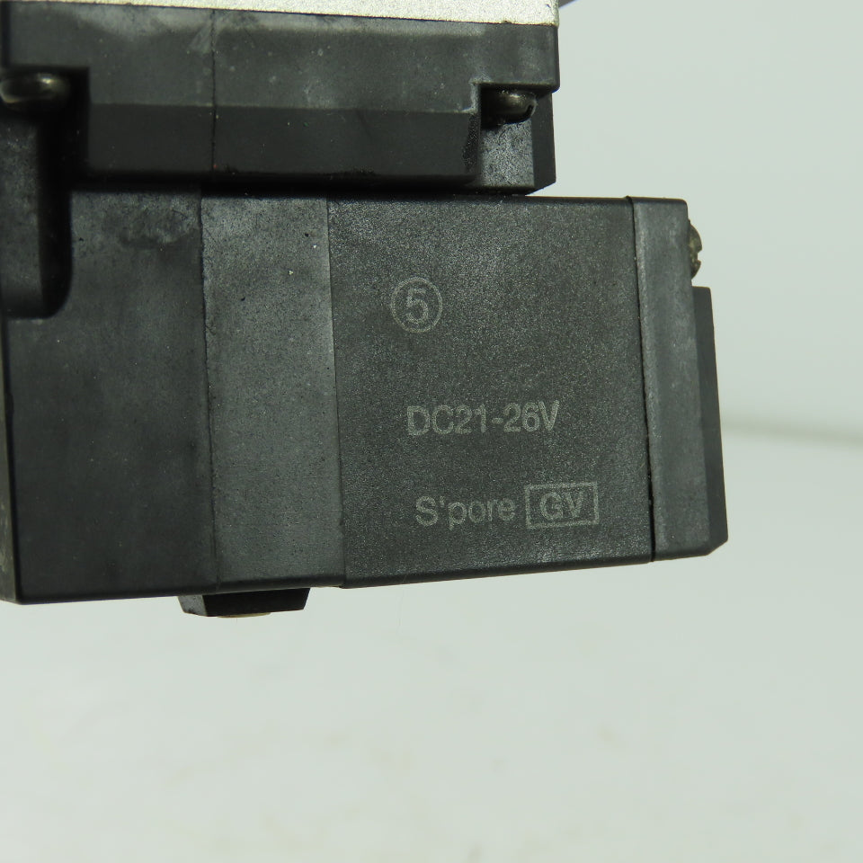 SMC NVFS3300-5FZ Pneumatic Solenoid Valve 1.0MPa 21-26VDC Coil