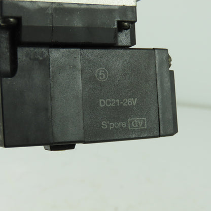 SMC NVFS3300-5FZ Pneumatic Solenoid Valve 1.0MPa 21-26VDC Coil