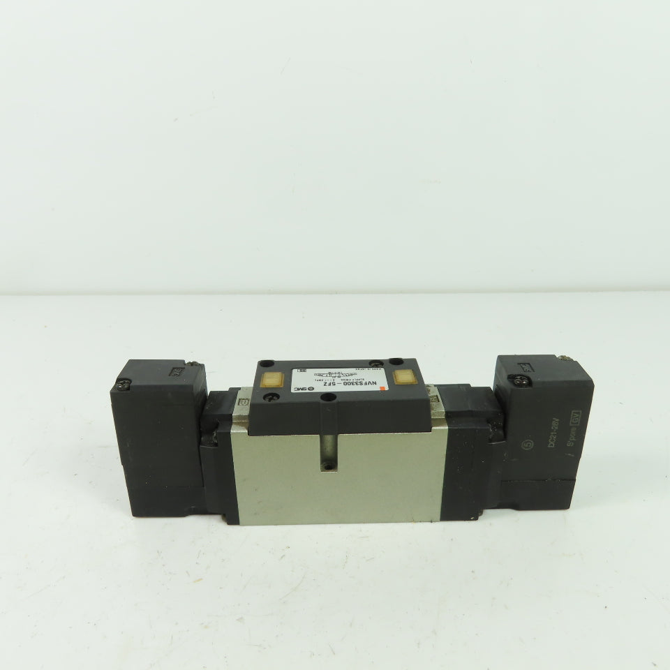 SMC NVFS3300-5FZ Pneumatic Solenoid Valve 1.0MPa 21-26VDC Coil