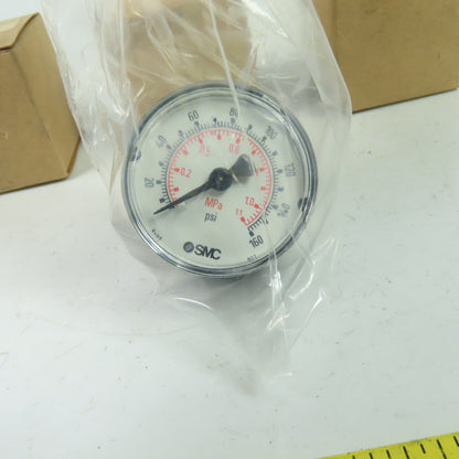SMC 4274866 Pressure Gauge 0-160PSI 1/4" NPT Lot Of 3