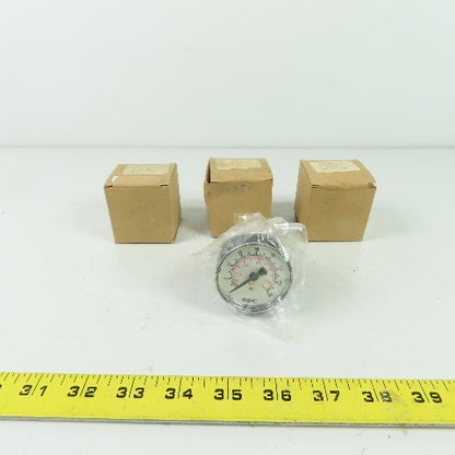 SMC 4274866 Pressure Gauge 0-160PSI 1/4" NPT Lot Of 3