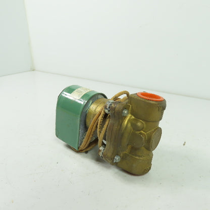 Asco 8222D2 Solenoid Valve 1/2" NPT 5/8 Orifice 120V Coil