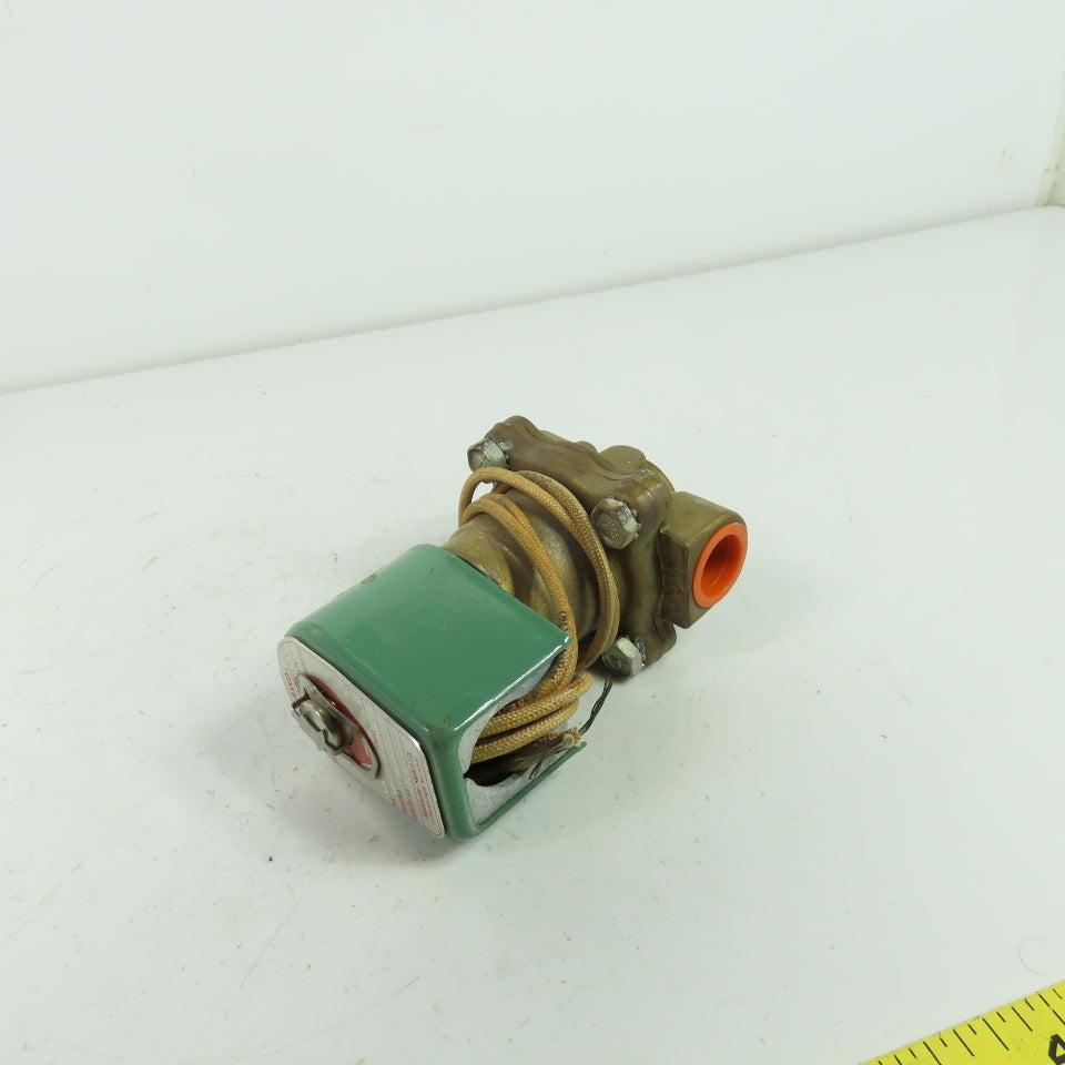 Asco 8222D2 Solenoid Valve 1/2" NPT 5/8 Orifice 120V Coil