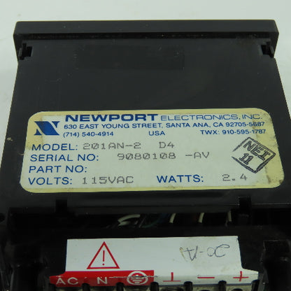 Newport Electronics 201AN-2 Volt Regulator 115VAC