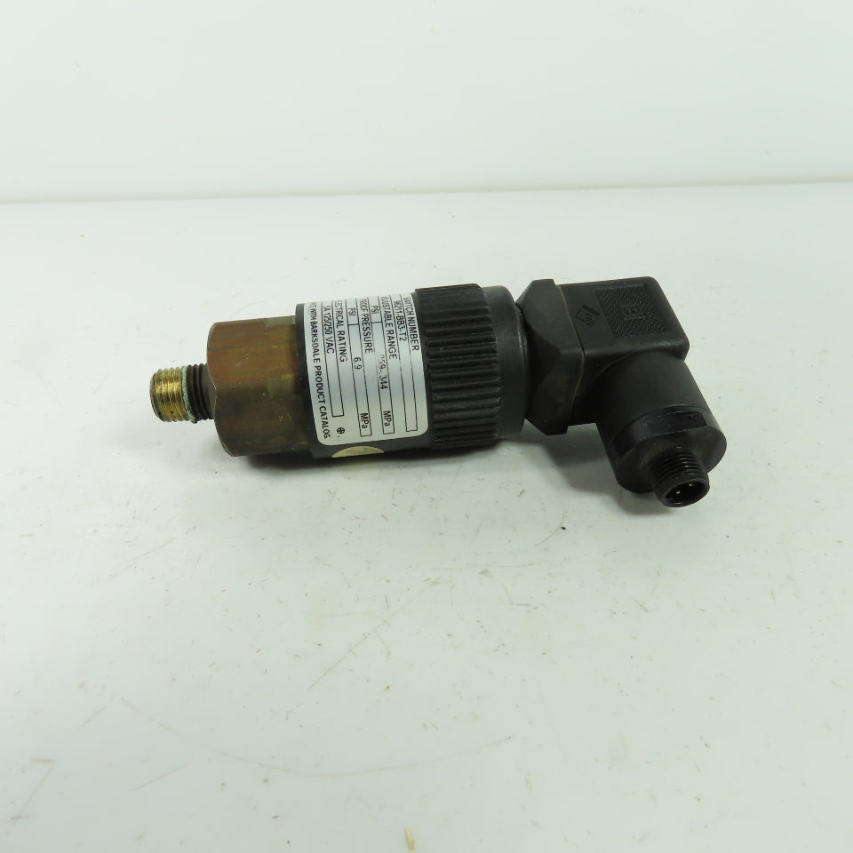 Barksdale 96211-BB3-T2 Pressure Switch 8.5-50PSI Range 125/250VAC 5A 1/4" NPT