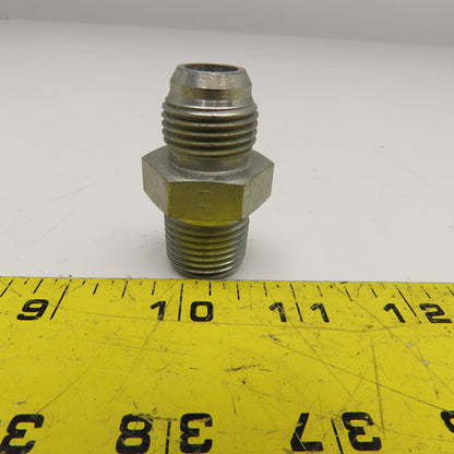 Parker 1/2" (-8) JIS 30° Flare Japanese Standard x 1/2" NPT Hydraulic Adaptor
