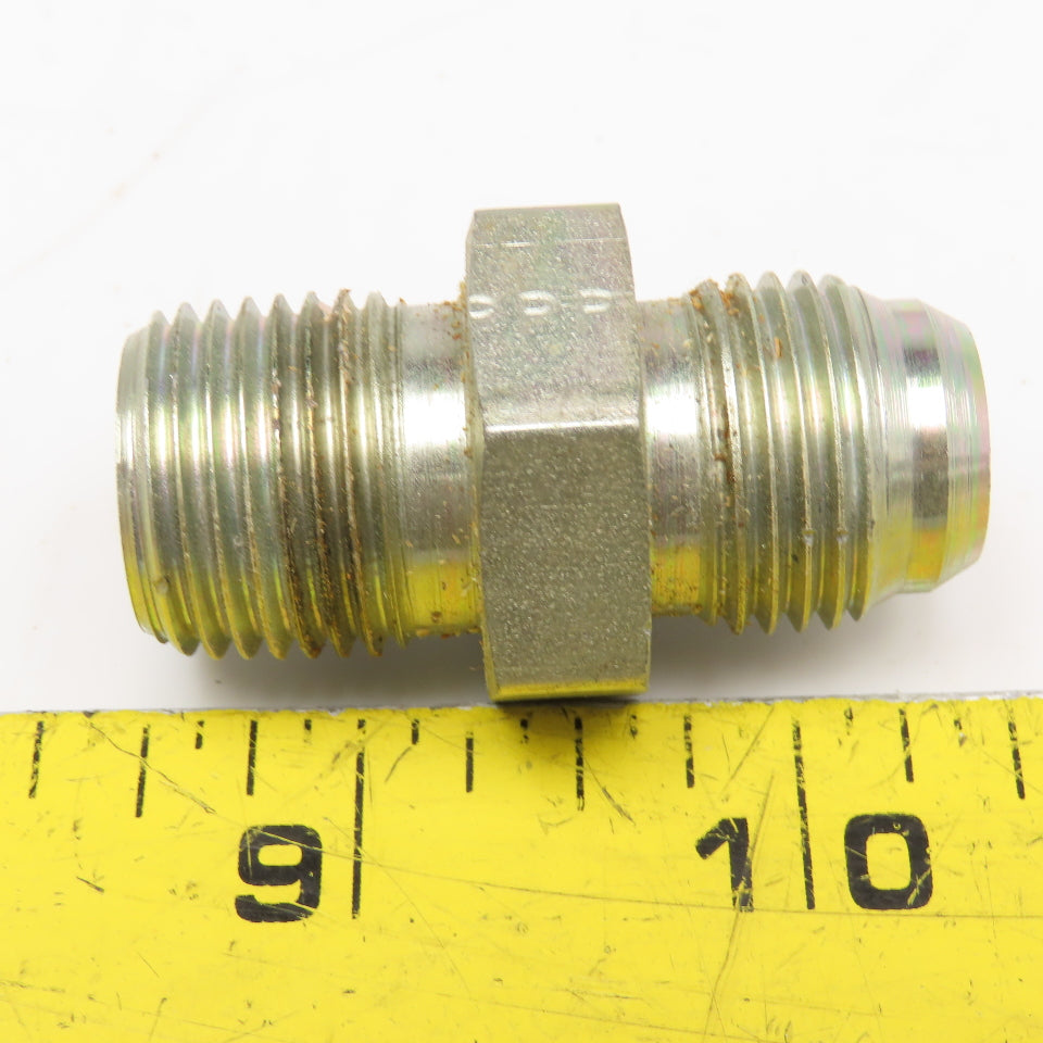 Parker 1/2" (-8) JIS 30° Flare Japanese Standard x 1/2" NPT Hydraulic Adaptor