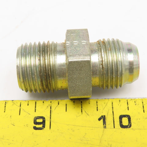 Parker 1/2" (-8) JIS 30° Flare Japanese Standard x 1/2" NPT Hydraulic Adaptor
