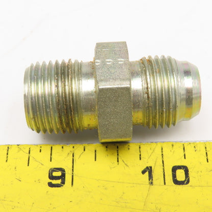 Parker 1/2" (-8) JIS 30° Flare Japanese Standard x 1/2" NPT Hydraulic Adaptor