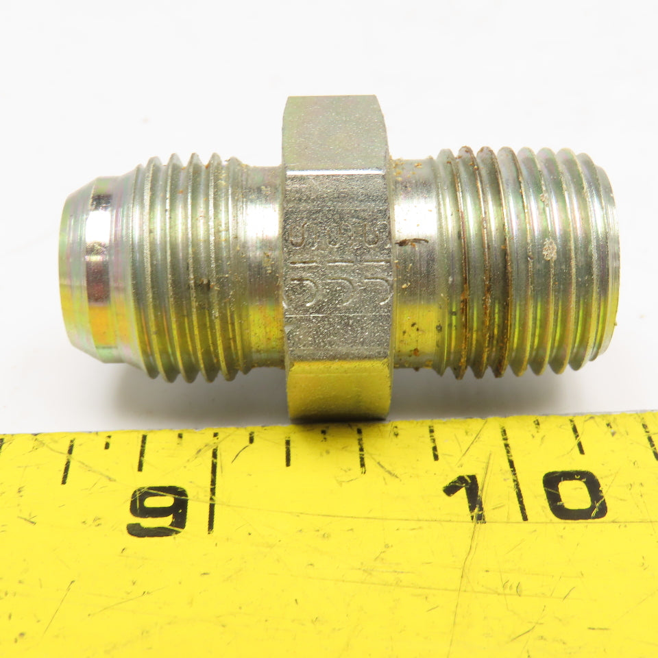 Parker 1/2" (-8) JIS 30° Flare Japanese Standard x 1/2" NPT Hydraulic Adaptor
