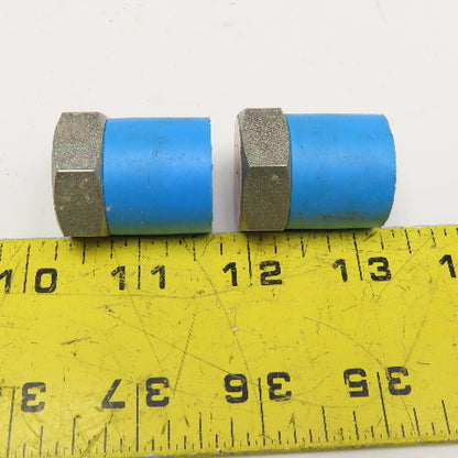 Parker 3/4" (-12) O-Ring Face Seal ORS Hex Plug Lot Of 2