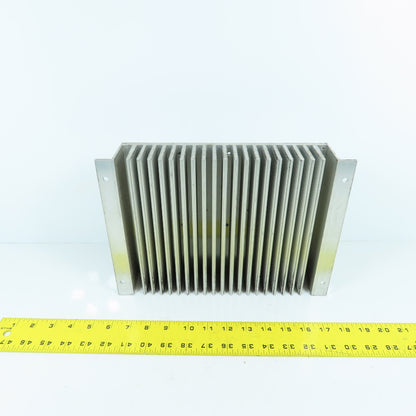 05T00893-0110 10.5 x 8.5" Aluminum Fin Style Heat Sink Mounting Surface 2-1/4" H