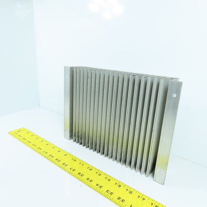 05T00893-0110 10.5 x 8.5" Aluminum Fin Style Heat Sink Mounting Surface 2-1/4" H