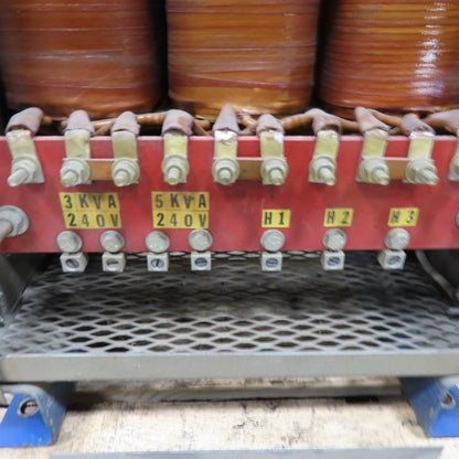 Matra Electric 90163083 16.5KVA Dry Type 30 Transformer Pri 240/480V Sec240/120V