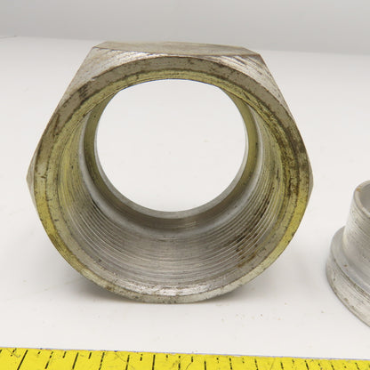 2" Steel Single Ferrule Steel Hydraulic Tubing Compression Nut