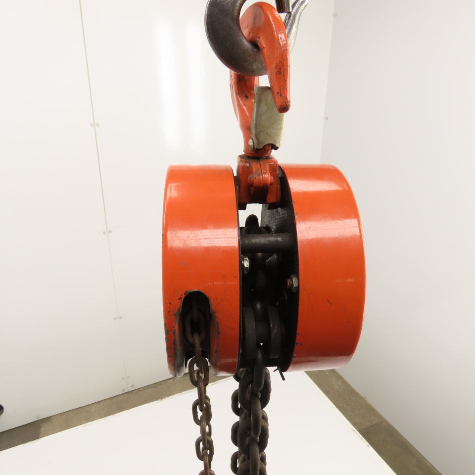 CM Series 2-Ton 4000LB Manual Chain Fall Hoist 8' Lift 7' Pendant Chain