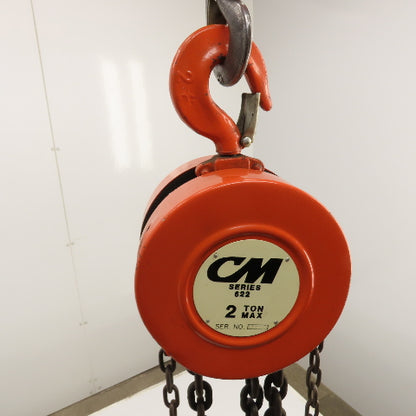 CM Series 2-Ton 4000LB Manual Chain Fall Hoist 8' Lift 7' Pendant Chain