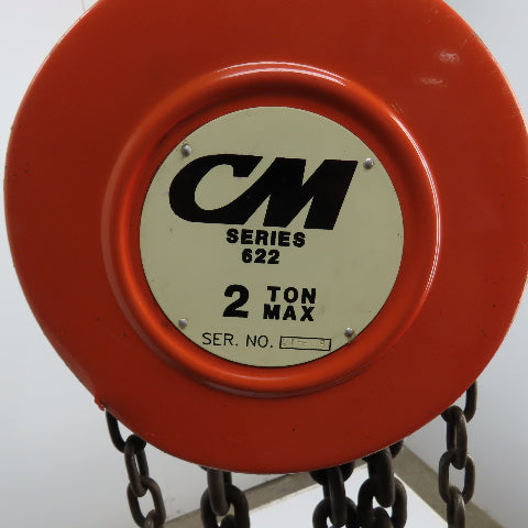 CM Series 2-Ton 4000LB Manual Chain Fall Hoist 8' Lift 7' Pendant Chain