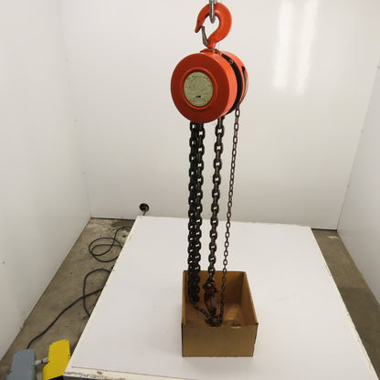 CM Series 2-Ton 4000LB Manual Chain Fall Hoist 8' Lift 7' Pendant Chain