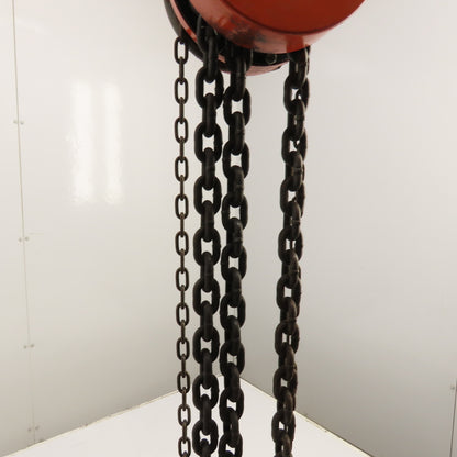 CM Series 2-Ton 4000LB Manual Chain Fall Hoist 8' Lift 7' Pendant Chain