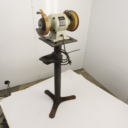 Tool Shop 241-1406 6" Dual Wheel Pedestal Bench Grinder 115V 1/2HP 3450RPM