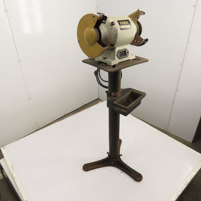 Tool Shop 241-1406 6" Dual Wheel Pedestal Bench Grinder 115V 1/2HP 3450RPM