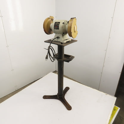Tool Shop 241-1406 6" Dual Wheel Pedestal Bench Grinder 115V 1/2HP 3450RPM