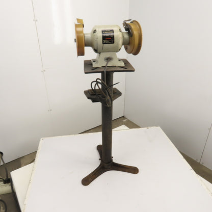 Tool Shop 241-1406 6" Dual Wheel Pedestal Bench Grinder 115V 1/2HP 3450RPM