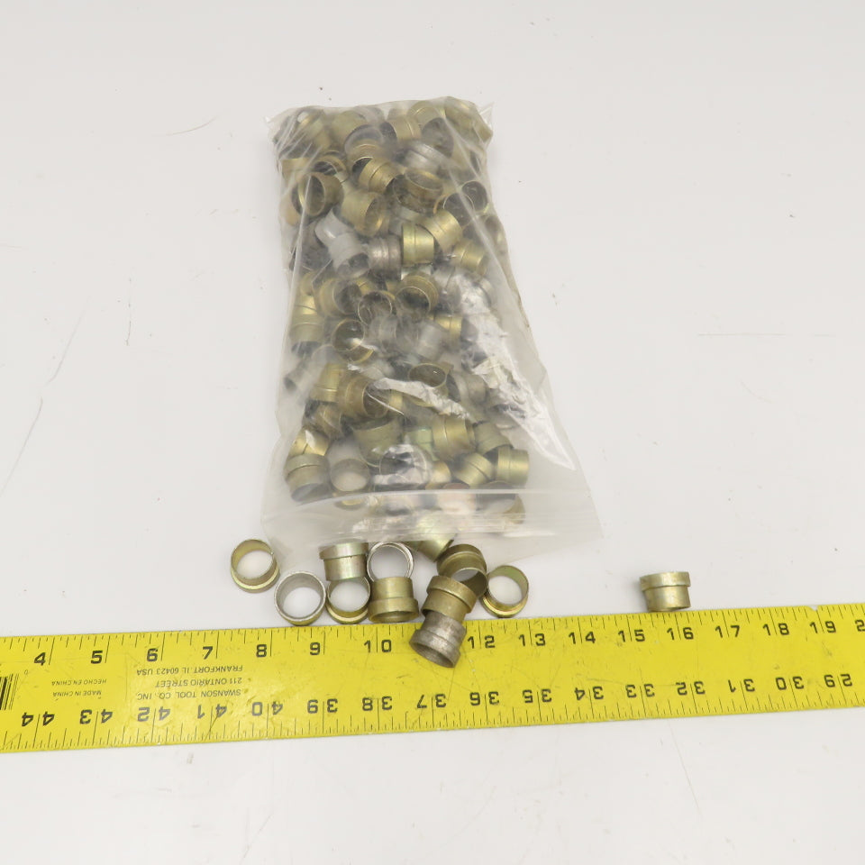 3/4" Steel JIC Hydraulic Tube Sleeve Ferrule Zinc 4Lbs