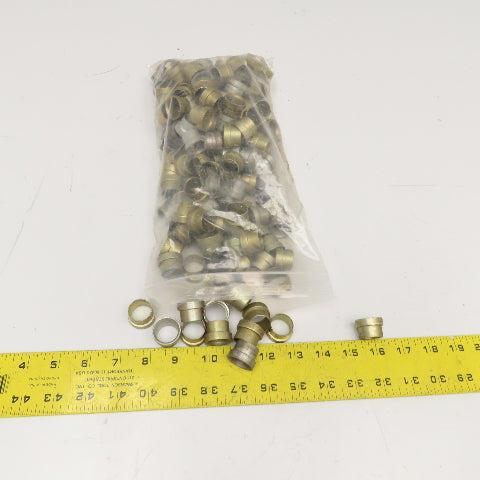3/4" Steel JIC Hydraulic Tube Sleeve Ferrule Zinc 4Lbs