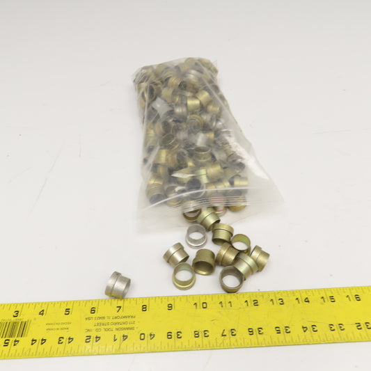 3/4" Steel JIC Hydraulic Tube Sleeve Ferrule Zinc 4Lbs