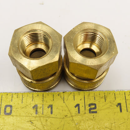 Dixon E-Series 3/8" Female NPT Brass Hose Quick Connect Lot Of 2