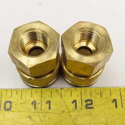 Dixon E-Series 3/8" Female NPT Brass Hose Quick Connect Lot Of 2