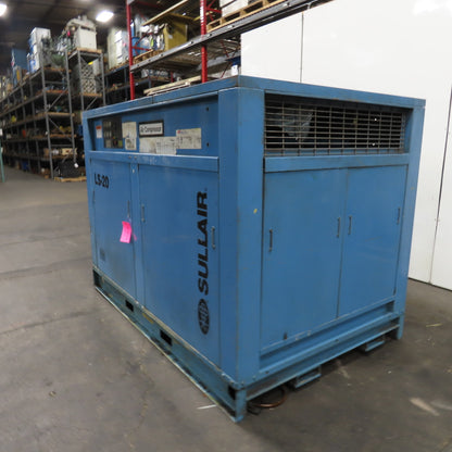 Sullair LS-20-100 100HP Rotary Screw Air Compressor 3Ph 480V 18,802 Hours