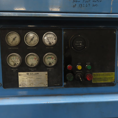 Sullair LS-20-100 100HP Rotary Screw Air Compressor 3Ph 480V 18,802 Hours