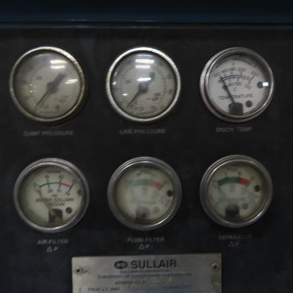Sullair LS-20-100 100HP Rotary Screw Air Compressor 3Ph 480V 18,802 Hours