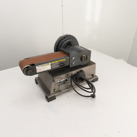 Hitachi SB 10Y 4" x 8" Disc/Belt Combo Sander Grinder 120V 1PH 5.5A Tested