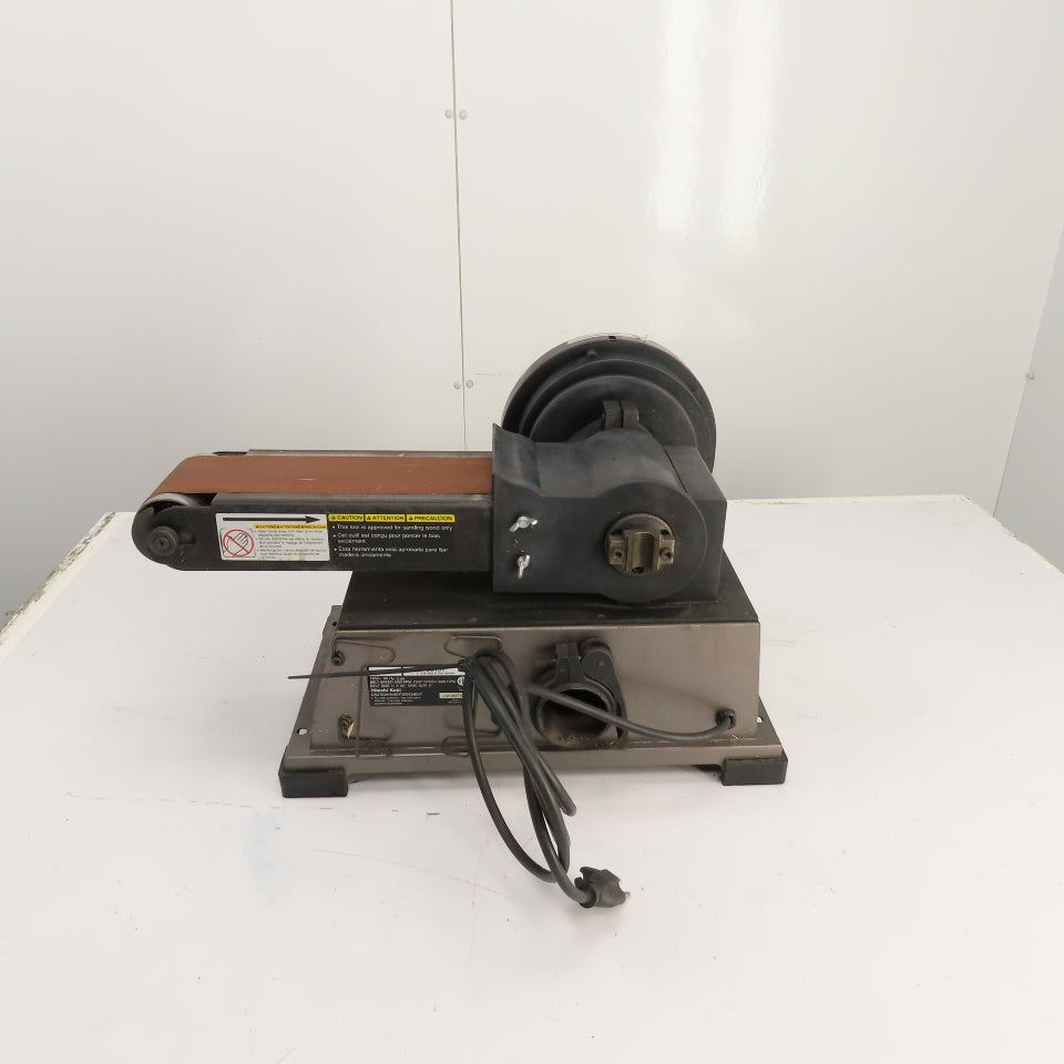 Hitachi SB 10Y 4" x 8" Disc/Belt Combo Sander Grinder 120V 1PH 5.5A Tested