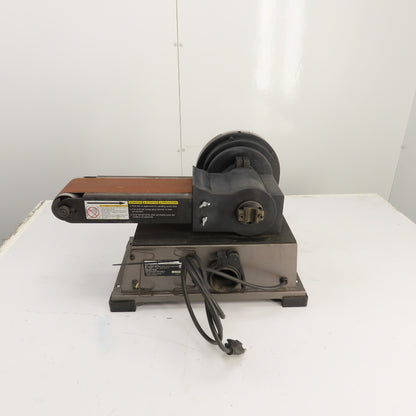 Hitachi SB 10Y 4" x 8" Disc/Belt Combo Sander Grinder 120V 1PH 5.5A Tested