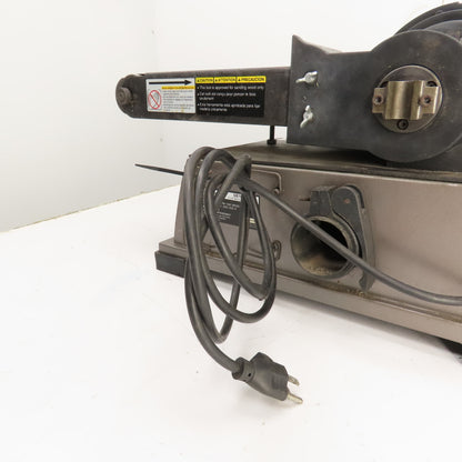 Hitachi SB 10Y 4" x 8" Disc/Belt Combo Sander Grinder 120V 1PH 5.5A Tested