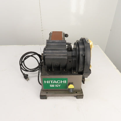 Hitachi SB 10Y 4" x 8" Disc/Belt Combo Sander Grinder 120V 1PH 5.5A Tested
