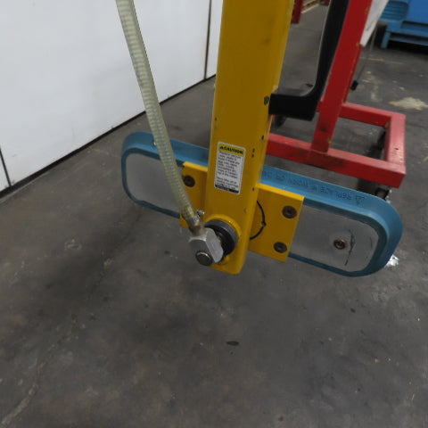 Anver VPF-57-AC 275 LB Two Pad Electric Side Gripper Vacuum Lifter 115V W/Cart