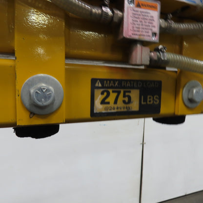 Anver VPF-57-AC 275 LB Two Pad Electric Side Gripper Vacuum Lifter 115V W/Cart