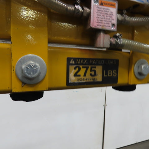 Anver VPF-57-AC 275 LB Two Pad Electric Side Gripper Vacuum Lifter 115V W/Cart
