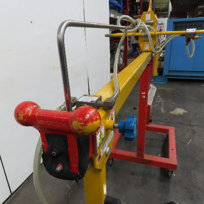 Anver VPF-57-AC 275 LB Two Pad Electric Side Gripper Vacuum Lifter 115V W/Cart
