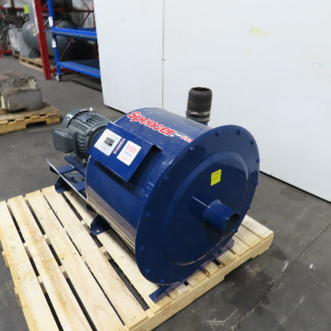 Spencer 60X07#2 7.5HP Vacuum Producer 3Ph 230/460V 4" Inlet/Outlet 3510RPM