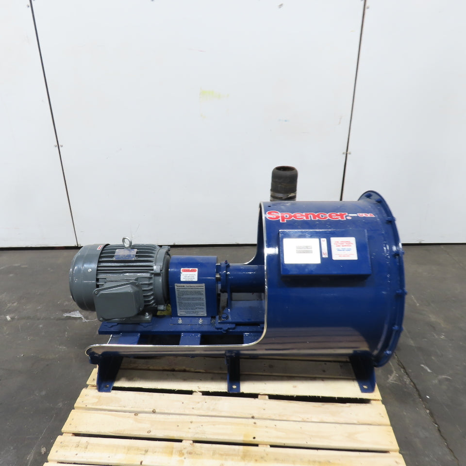 Spencer 60X07#2 7.5HP Vacuum Producer 3Ph 230/460V 4" Inlet/Outlet 3510RPM