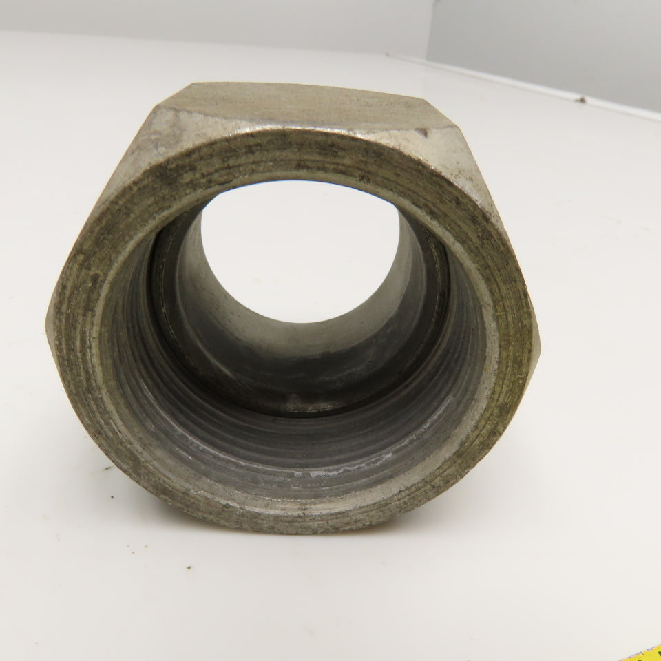 Parker 1-1/2" Steel Hydraulic Tube Compression Sleeve & Nut Lot Of 3