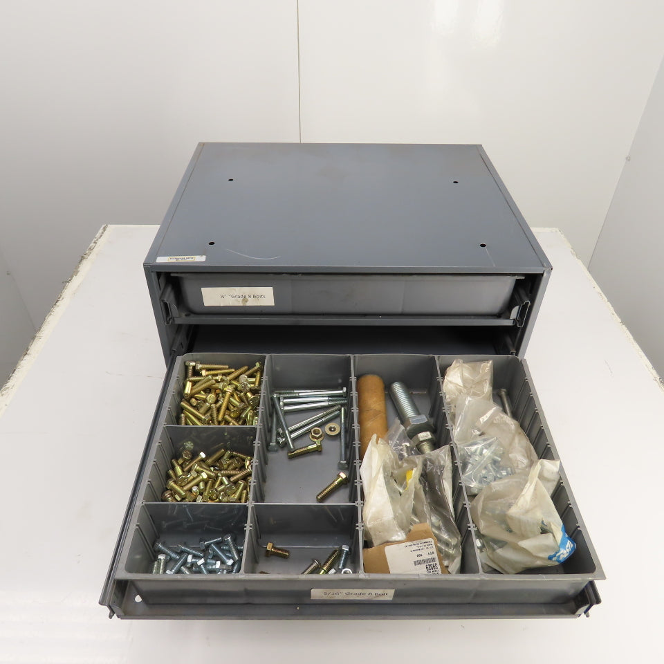 Durham 4-Drawer Ball Bearing Slide Storage Rack 1/4", 5/16", 3/8" Grade 8 Bolts