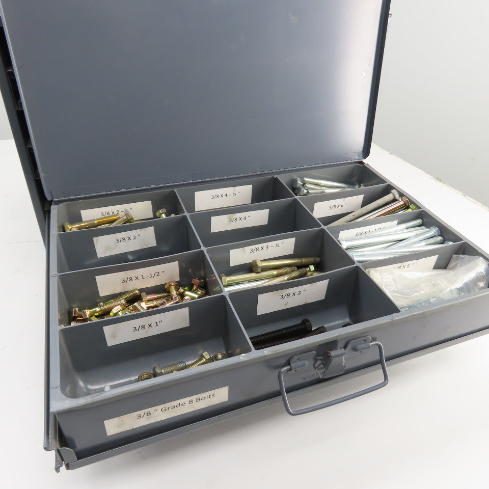 Durham 4-Drawer Ball Bearing Slide Storage Rack 1/4", 5/16", 3/8" Grade 8 Bolts